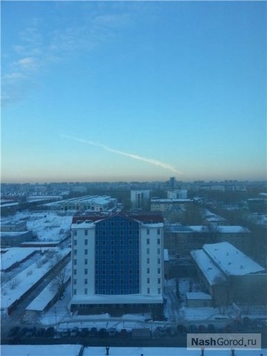 Новости - Полёт метеорита над Челябинском 15.02.2013