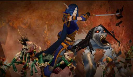 World of Warcraft - История Сильваны Ветрокрылой в мире World of Warcraft