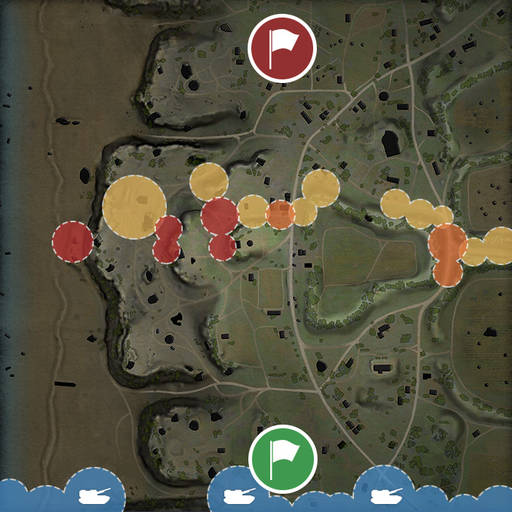 World of Tanks - Карта Овелрод. Серверная статистики и секреты тактики на карте