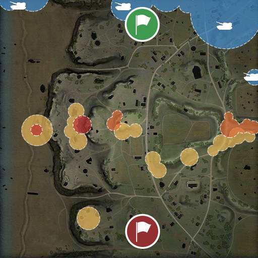 World of Tanks - Карта Овелрод. Серверная статистики и секреты тактики на карте